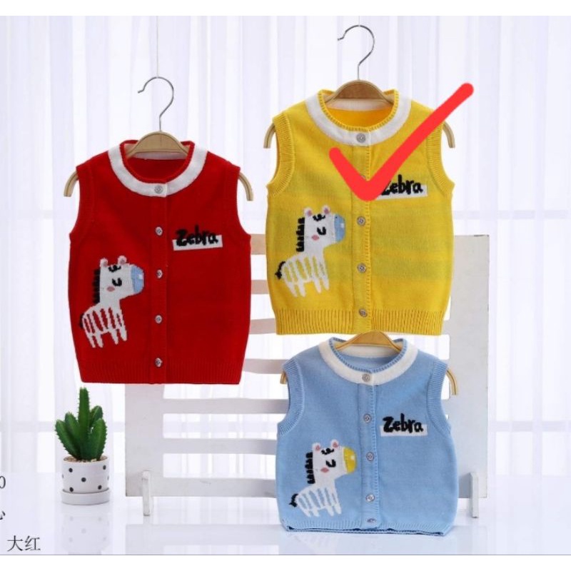 Áo gile len bé gái hàng quảng châu chất đẹp