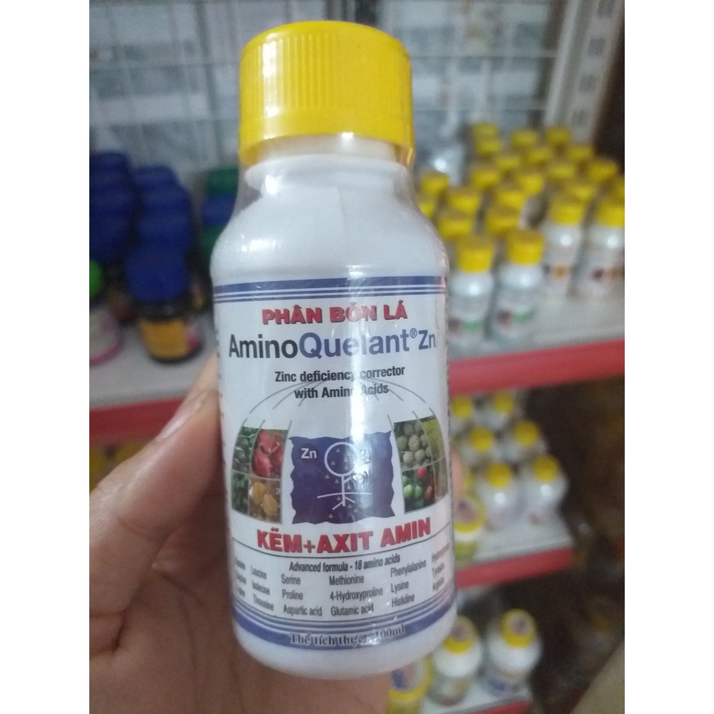 Phân bón lá Amino Quelant Zn 100ML - Đặc biệt cho các loại hoa, cây cảnh