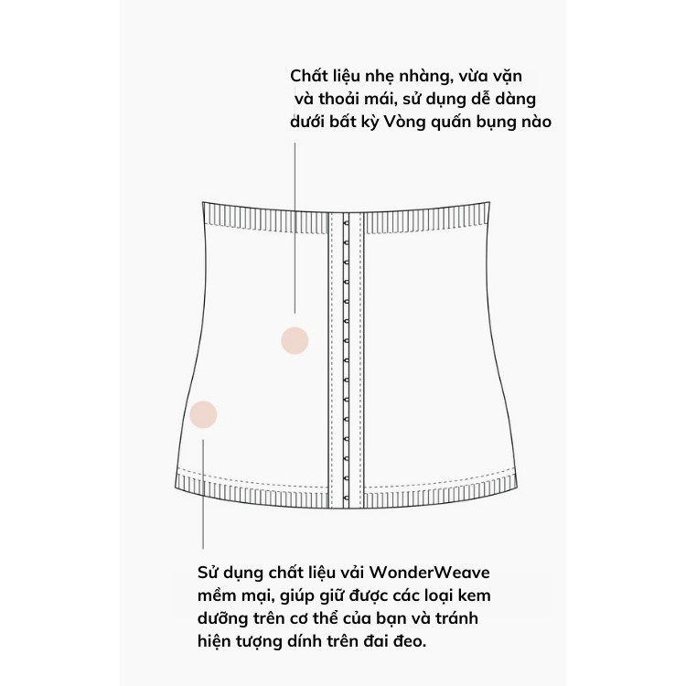 Tấm lót bụng sau sinh Belly Shield. Bảo vệ vết mổ sau sinh, ngăn ngừa sự cọ sát nứt nẻ vùng bụng