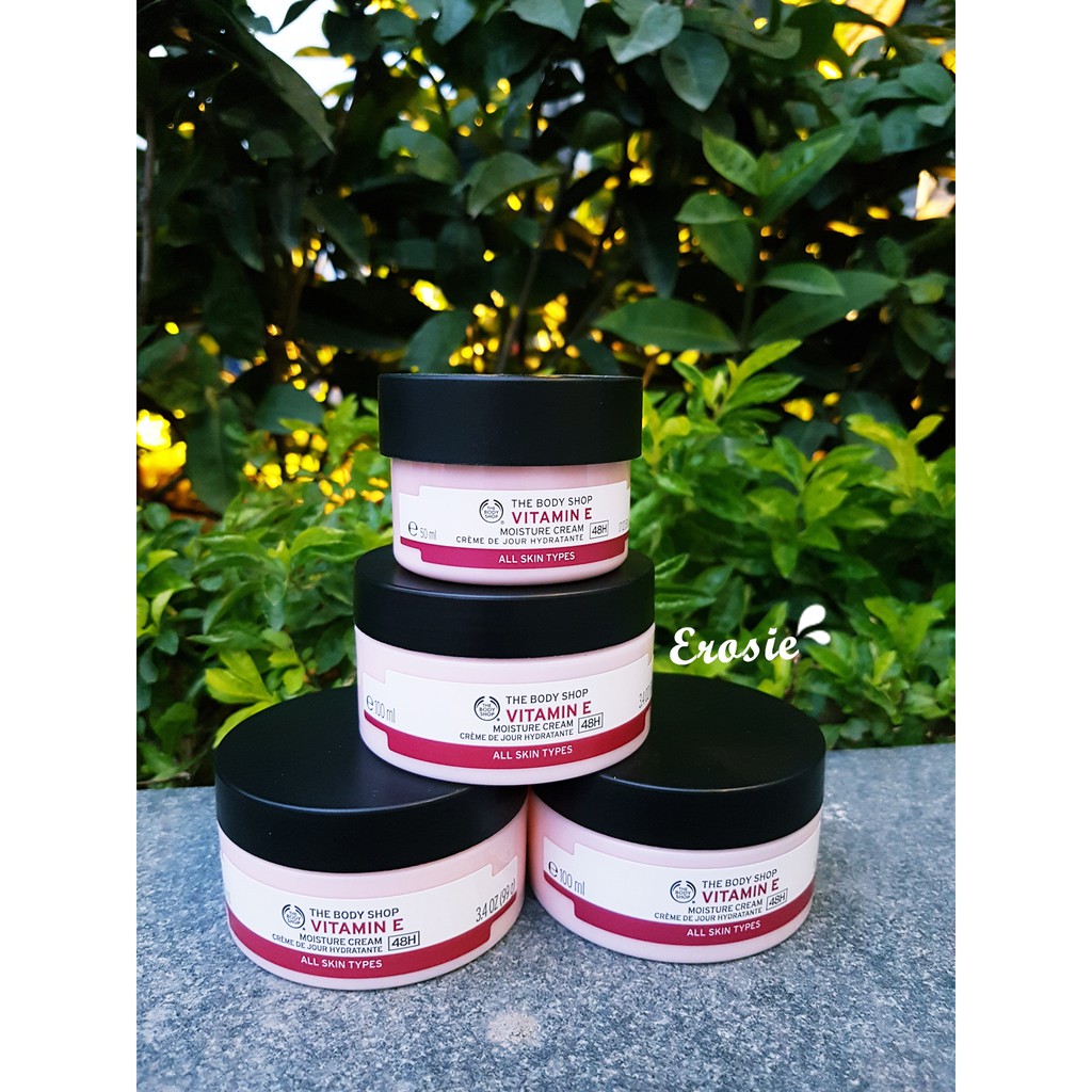 Kem dưỡng ẩm The Body Shop Vitamin E 48h Moisture Cream