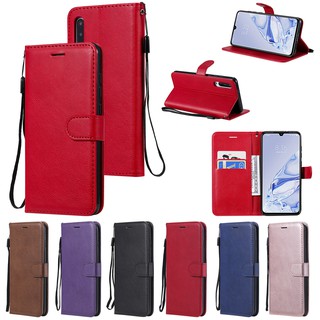 Bao da điện thoại nắp lật phối ví và ngăn đựng thẻ dành cho LG V50