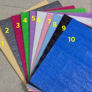 Sỉ Lẻ Xốp Dán Tường 3D Giả Gạch Khổ Lớn 70x 77cm, Cách Âm, Cách Nhiệt