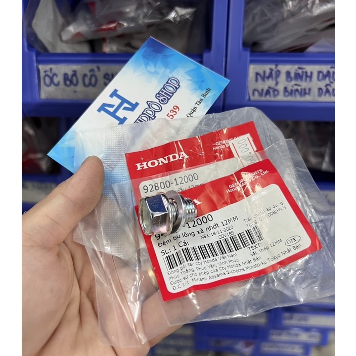 Ốc xả nhớt wave chính hãng honda xe số