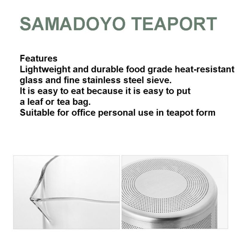 Bộ Ấm Trà Samadoyo Hiện Đại 1200ml & 6 Ly 150ml