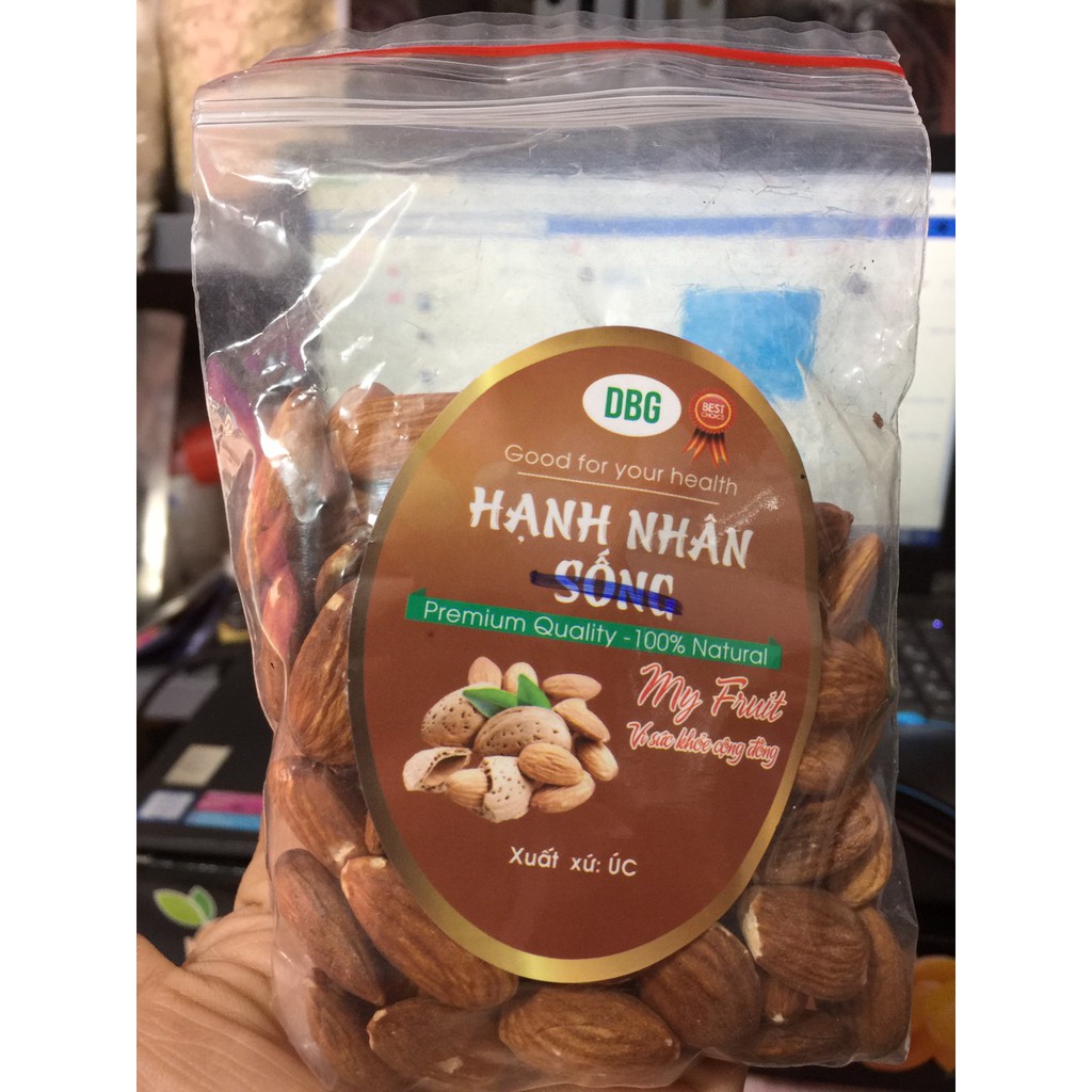 hạnh nhân hạt 500g