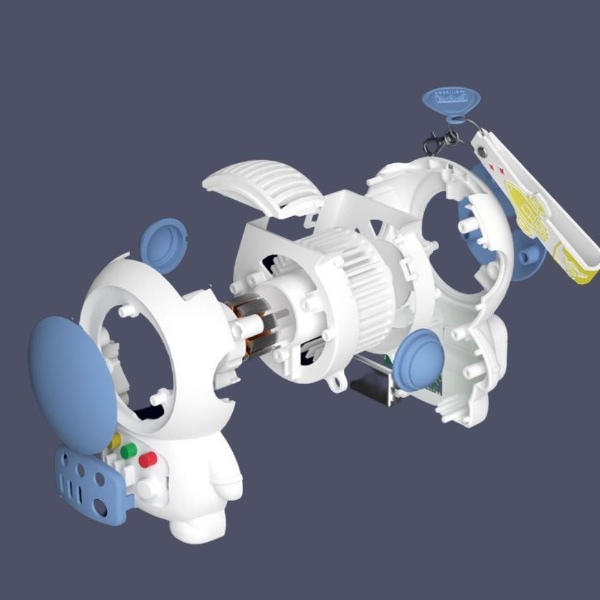 Quạt cầm tay mini không cánh Phi Hành Gia