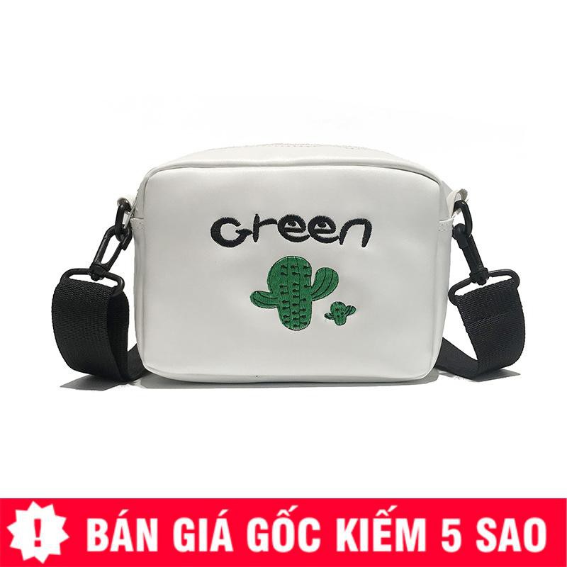 Túi Đeo Chéo Eva's Street Xương Rồng Green P729