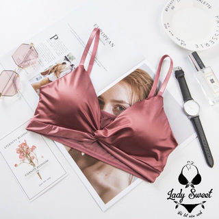Bra Lụa Phi Bóng Hình Nơ Sang Chảnh