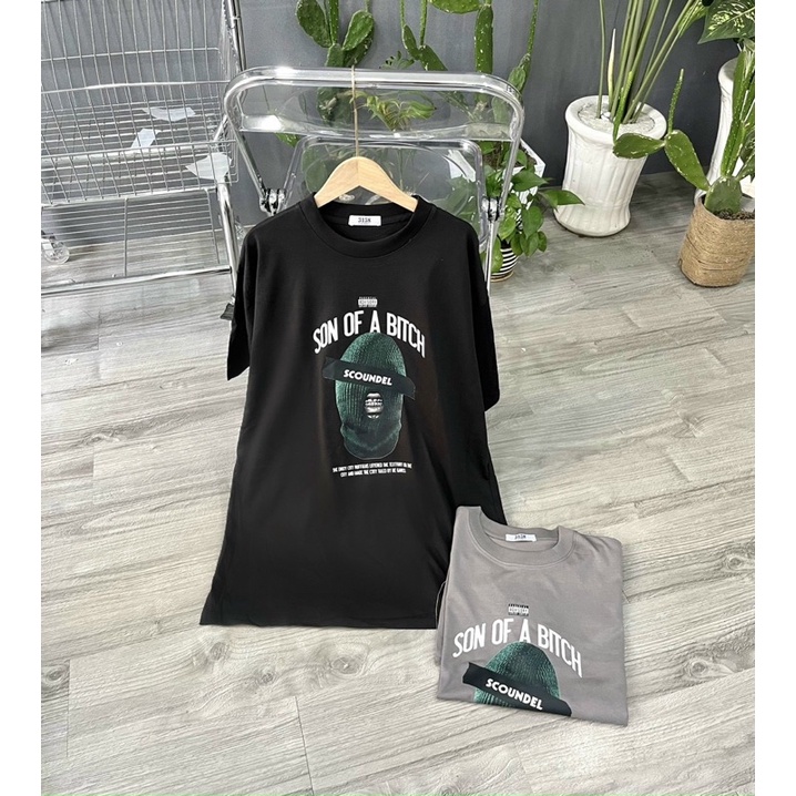 ÁO THUN TAY LỠ COTTON SON OF A BEATH FORM UNISEX NAM NỮ (hình chụp thật)