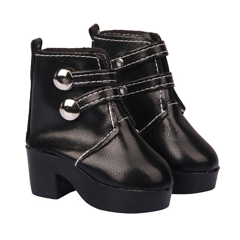 Giày cao gót 7cm bằng da cho búp bê Barbie 1/3