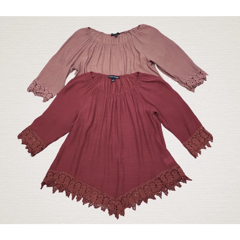 Áo kiểu phối re ALWAYS