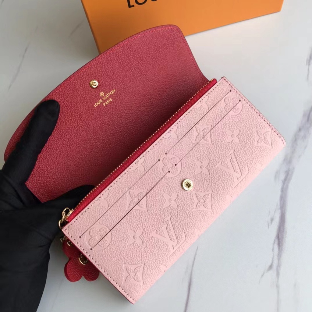 Sẵn sàng giao hàng Ví nữ Emilie mới của Louis Vuitton LV có hộp M63918