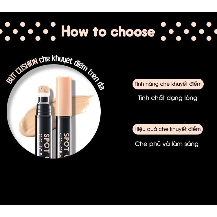 Bút Cushion Che Khuyết Điểm Giảm Quầng Thâm Hoàn Hảo | BigBuy360 - bigbuy360.vn