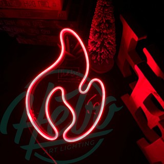 Đèn Trang Trí Neon Sign Ngọn Lửa