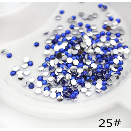 Hạt nhựa giả đá 3mm/3 ly  - Phụ kiện trang trí điện thoại