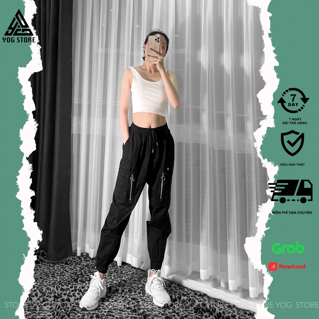 Quần Jogger - Quần Cargo Pant Kaki Túi Hộp Ống Rộng Nam Nữ Unisex Hiphop