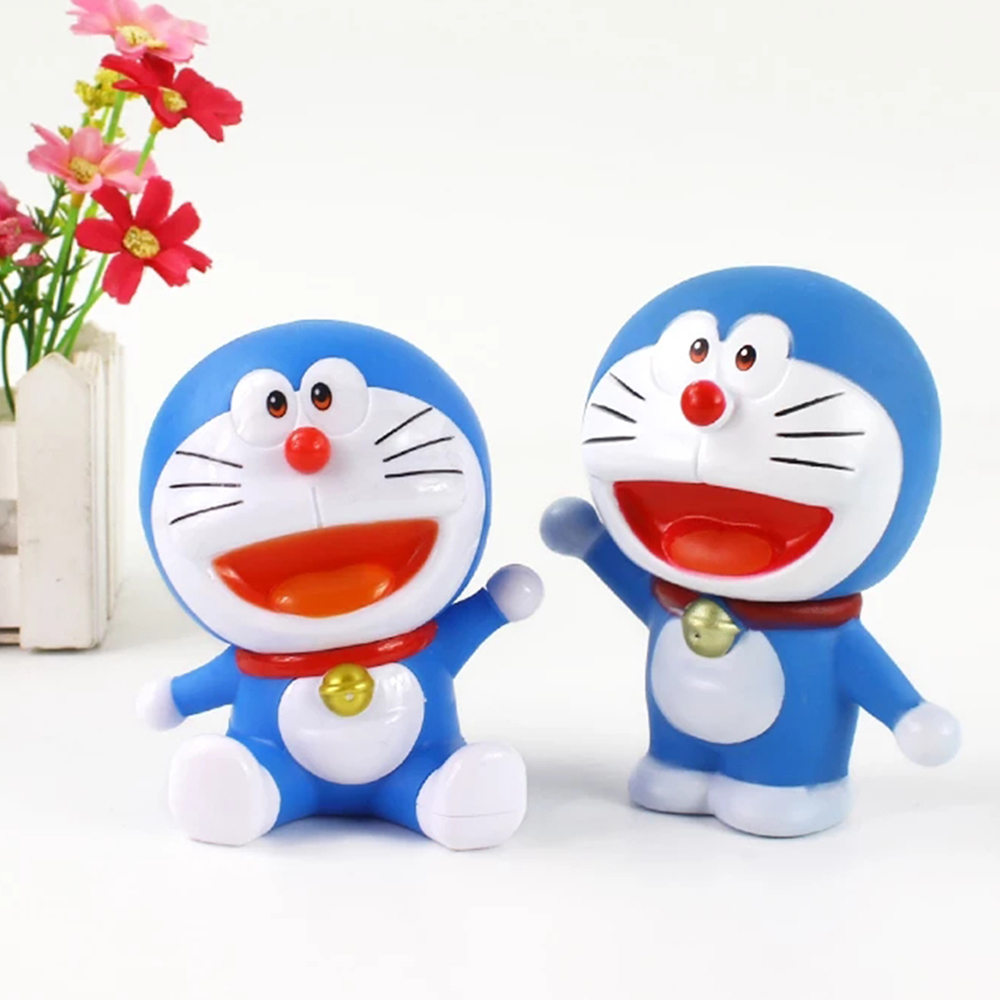 Bộ 5 Mô Hình Đồ Chơi Nhân Vật Anime Doraemon Đáng Yêu Dành Cho Trẻ
