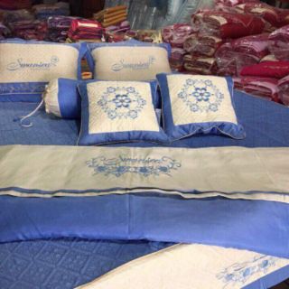 bộ chăn ga satin hàng đẹp