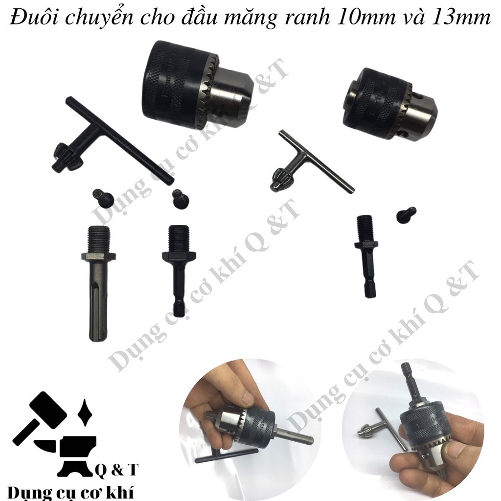 Đầu chuyển đổi máy khoan , Đầu chuyển khoan bê tông ,khoan chân lục giác , máy bắt bulong