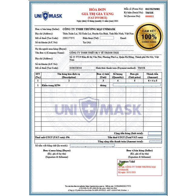 Khẩu Trang KF94 UNI MASK Chính hãng Trẻ Em, Người Lớn, Bé Sơ Sinh