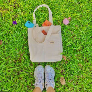 Túi tote SIMPLE vải canvas mộc Tadi house vintage style