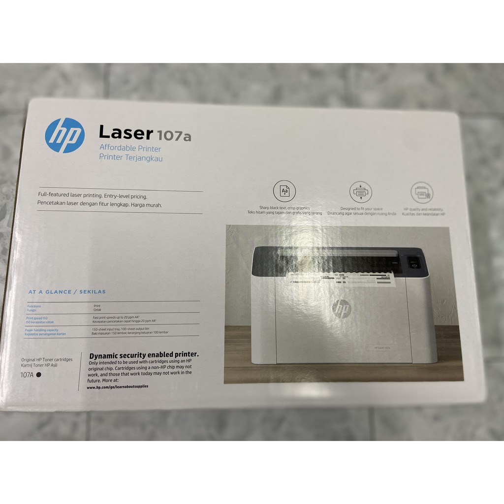 Máy in HP Laser 107a  - hàng chính hãng hp bảo hành 12 tháng