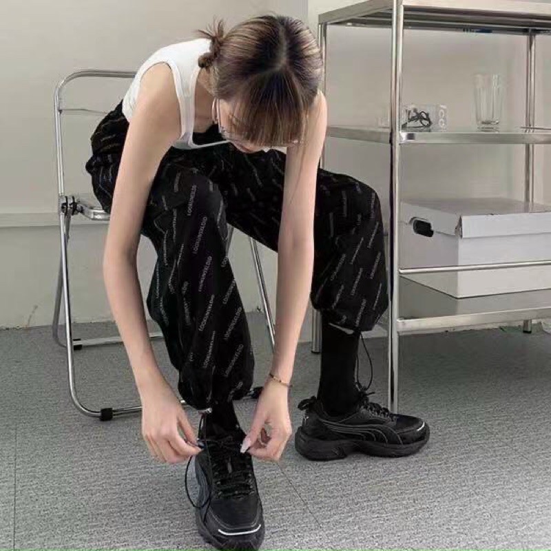 [ Mặc 2 Kiểu ] Quần Cull Ống Rộng dài in Chuyển Nhiệt hoạt hình Cartoon mặc 2 kiểu siêu Chất | BigBuy360 - bigbuy360.vn