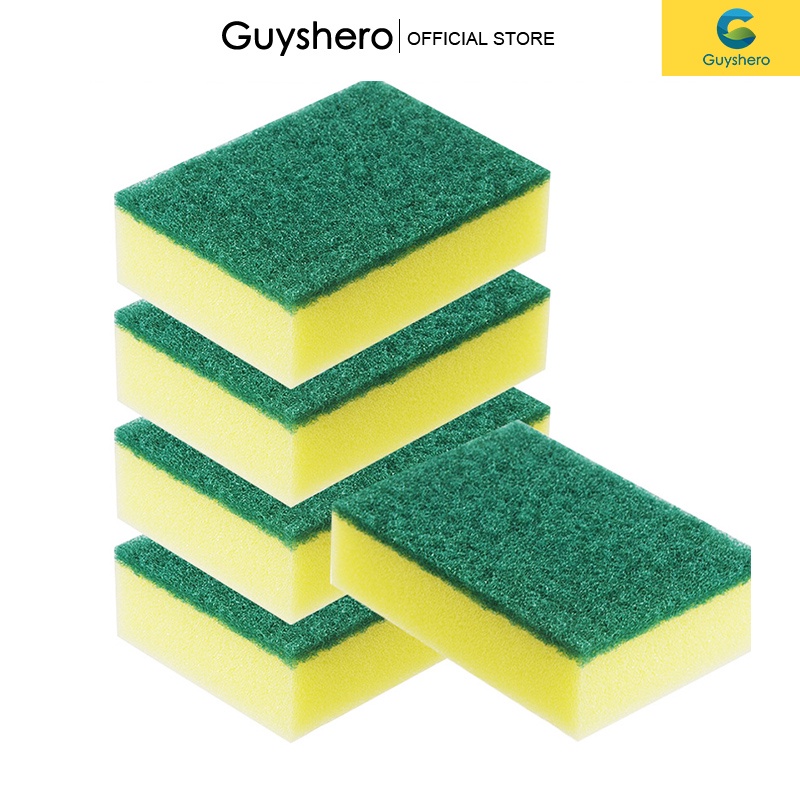 Guyshero Set 1/5 miếng rửa chén cho nhà bếp