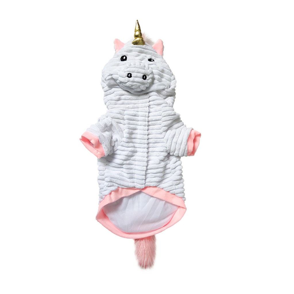 ♗♧Thú cưng Teddy Dog Quần áo Halloween Vui nhộn Dễ thương Unicorn Pet Transformation Cún con Trang phục Bán buôn