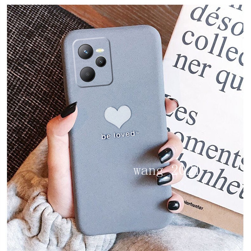 Ốp điện thoại mềm hình trái tim bảo vệ toàn diện dành cho Realme C35 / 9 Pro + / 9Pro