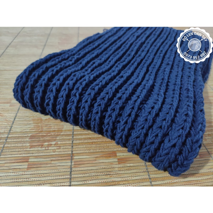 Khăn len đan tay - Kiểu đan cốt ăng lê phù hợp cho cả nam và nữ - Quà tặng handmade