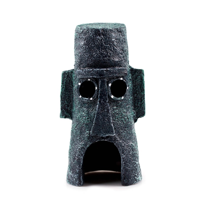 Mô hình ngôi nhà dứa/ nhà hàng cua/ tượng ẩn náu hoạt hình trang trí bể cá