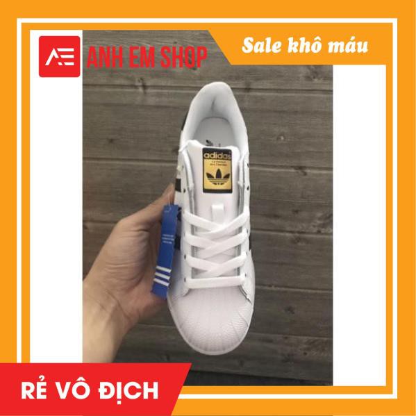 [Mã FAXANH245 giảm 10k đơn từ 50k] [Xả Kho Hàng] Giày Thể Thao Trắng Sọc Đen Cao Cấp nam nữ | BigBuy360 - bigbuy360.vn