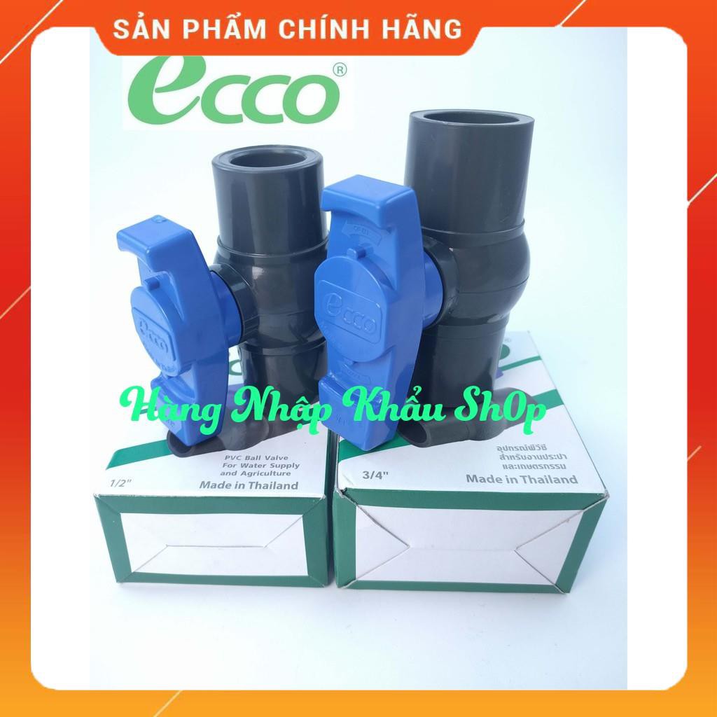 Van khóa nước Ecco phi 21 nhập khẩu từ Thái Lan