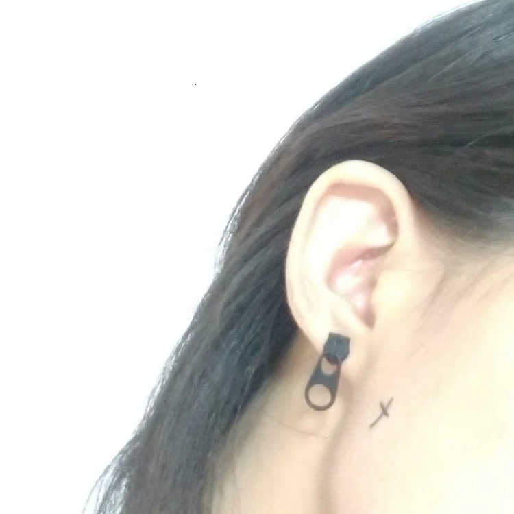 Bông tai 2261 hình đầu khóa kéo sáng tạo cho nam và nữ