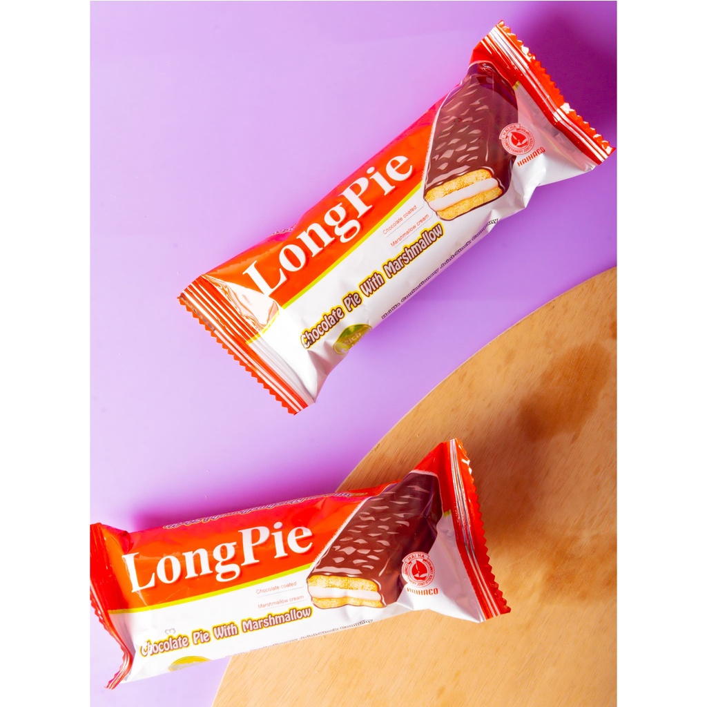 [Mã BMLTM50 giảm đến 50K] Bánh Mềm Phủ Socola LongPie HẢI HÀ (Hộp: 252g)