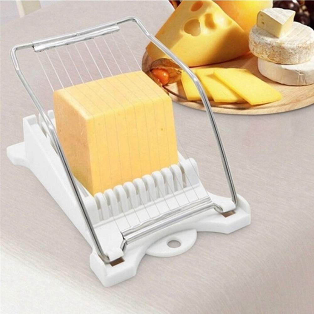Dụng cụ cắt lát trứng/ phô mai đa năng bằng thép không gỉ nhiều màu sắc