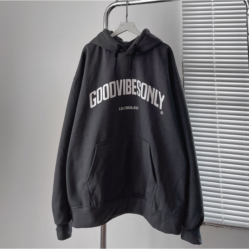 Áo hoodie nỉ lót bông Goodvibes unisex 2tclothes