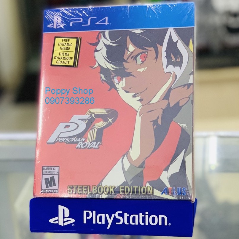 Đĩa Game PS4 : Persona 5 Royal: Steelbook Launch Edition US