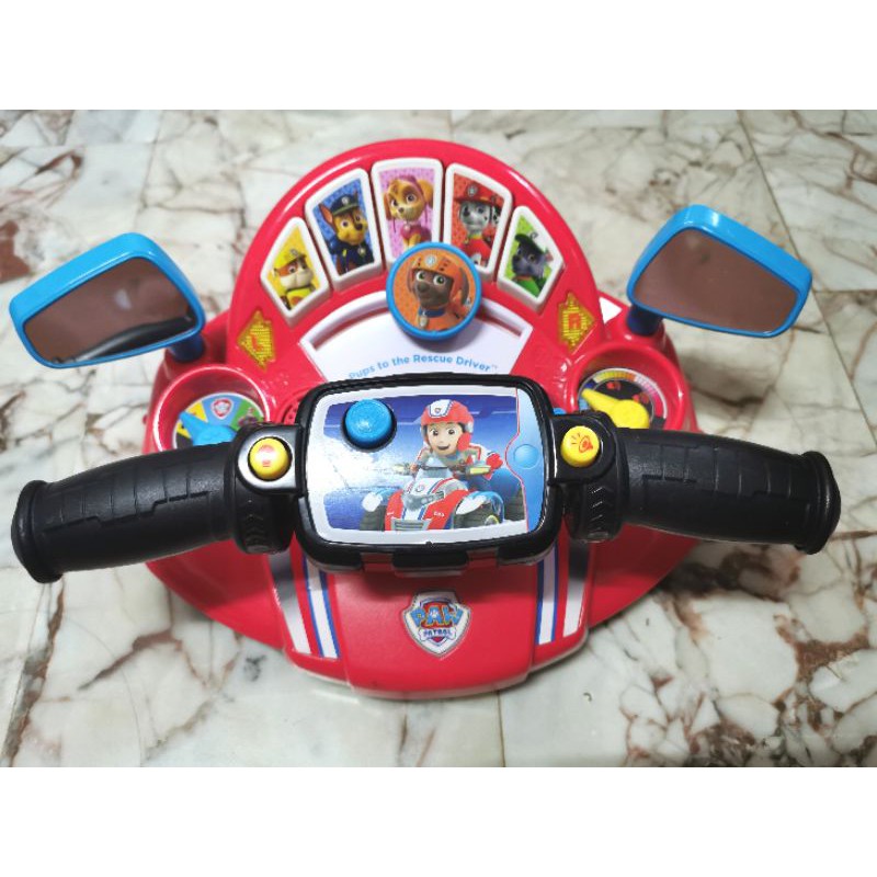 VTech Paw Patrol Pups đến vô lăng lái xe cứu hộ​ Chó Paw​