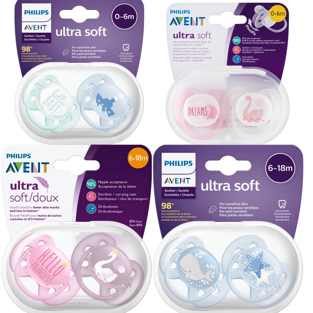 TI NGẬM/ TI GIẢ AVENT DÒNG ULTRA AIR/ ULTRA SOFT/ CLASIC