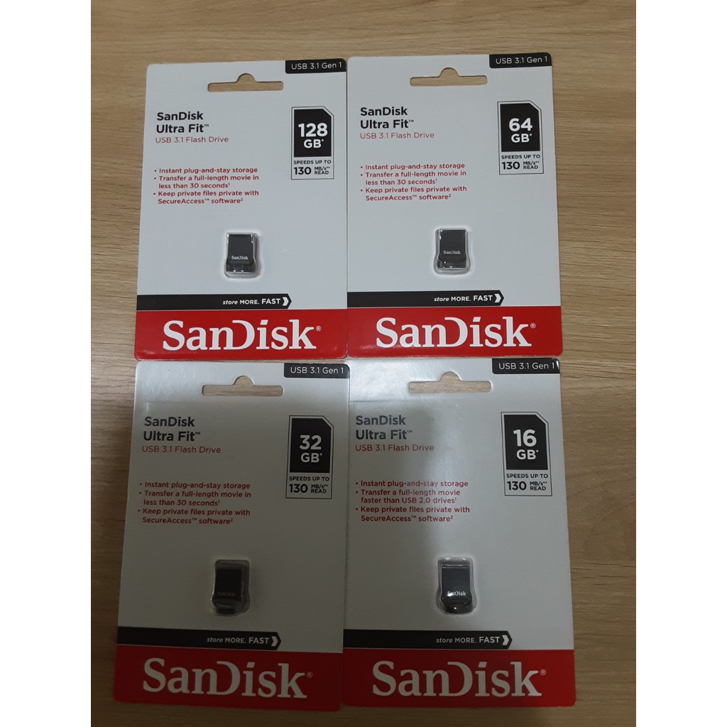 USB 3.1 SanDisk Ultra Fit CZ430 16GB-32GB-64GB-128GB ( chính hãng )