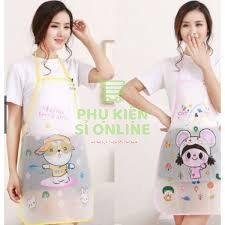 Tạp Dề Chống Nước Họa Tiết Dễ Thương Store4girls