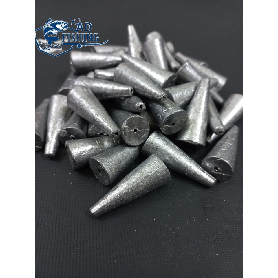 10 Cục Chì Xuyên Tâm 20g câu cá siêu rẻ