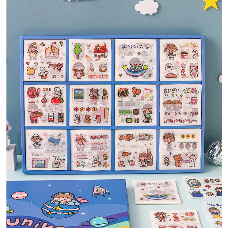 [Hàng mới về] Nhãn dán Sticker trang trí hoạt hình nhiều mẫu