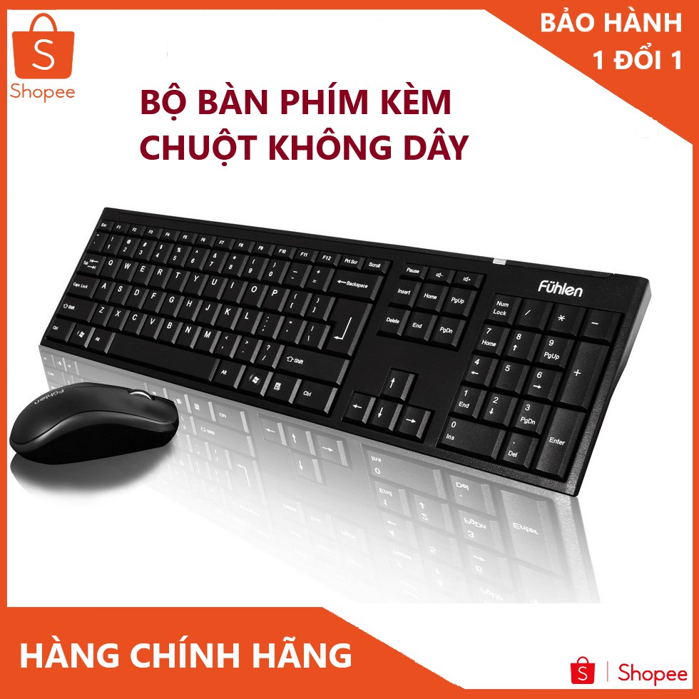 Bộ Bàn phím chuột không dây Fuhlen a120 a120G chính hãng