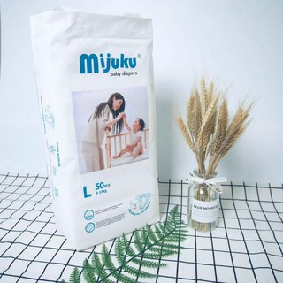 (Rẻ vô địch) Tã dán Mijuku sơ sinh size S/M/L 50 MIẾNG