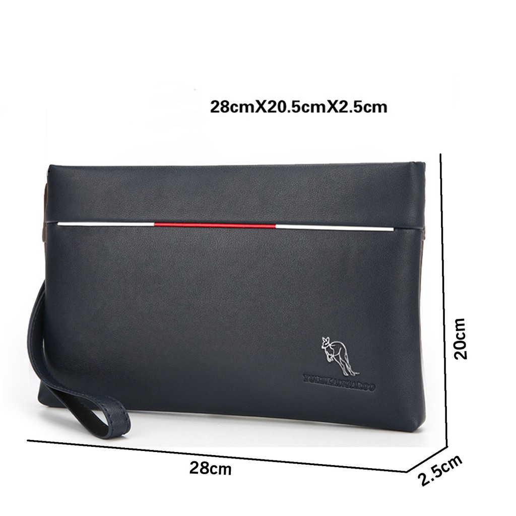 Ví Da Cầm Tay Nam Bản To Sang Trọng Lịch Sự Nhiều Ngăn Đa Năng