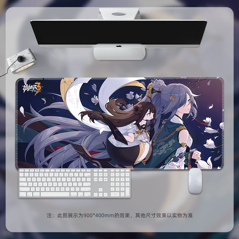 Honkai Impact 3rd Mouse Pad Elysia Keyboard Pad Yae Sakura ACGN Fuhua Game Rita Rossweisse Table Pad Elysian Fields Custom Name Elysium Pink Girl New Anti-slip Rubber Soft Pad Goblin