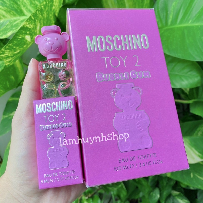 [ NEW ] Nước hoa mini MOSCHINO hồng TOY 2 BUBBLE GUM 5ml